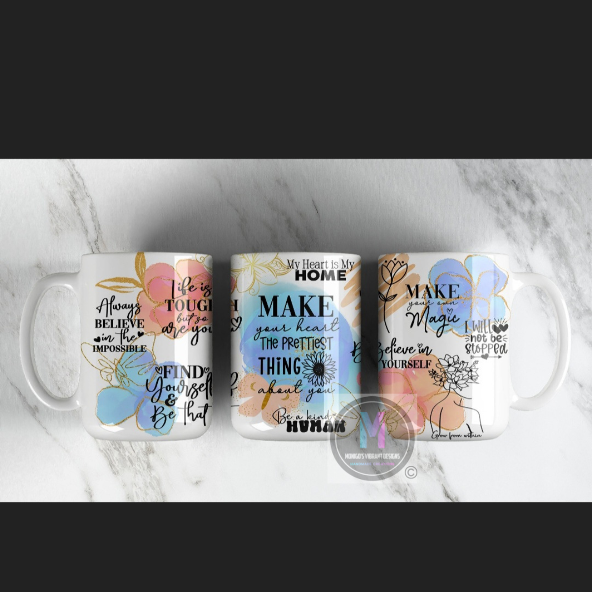 Daily affirmations mug