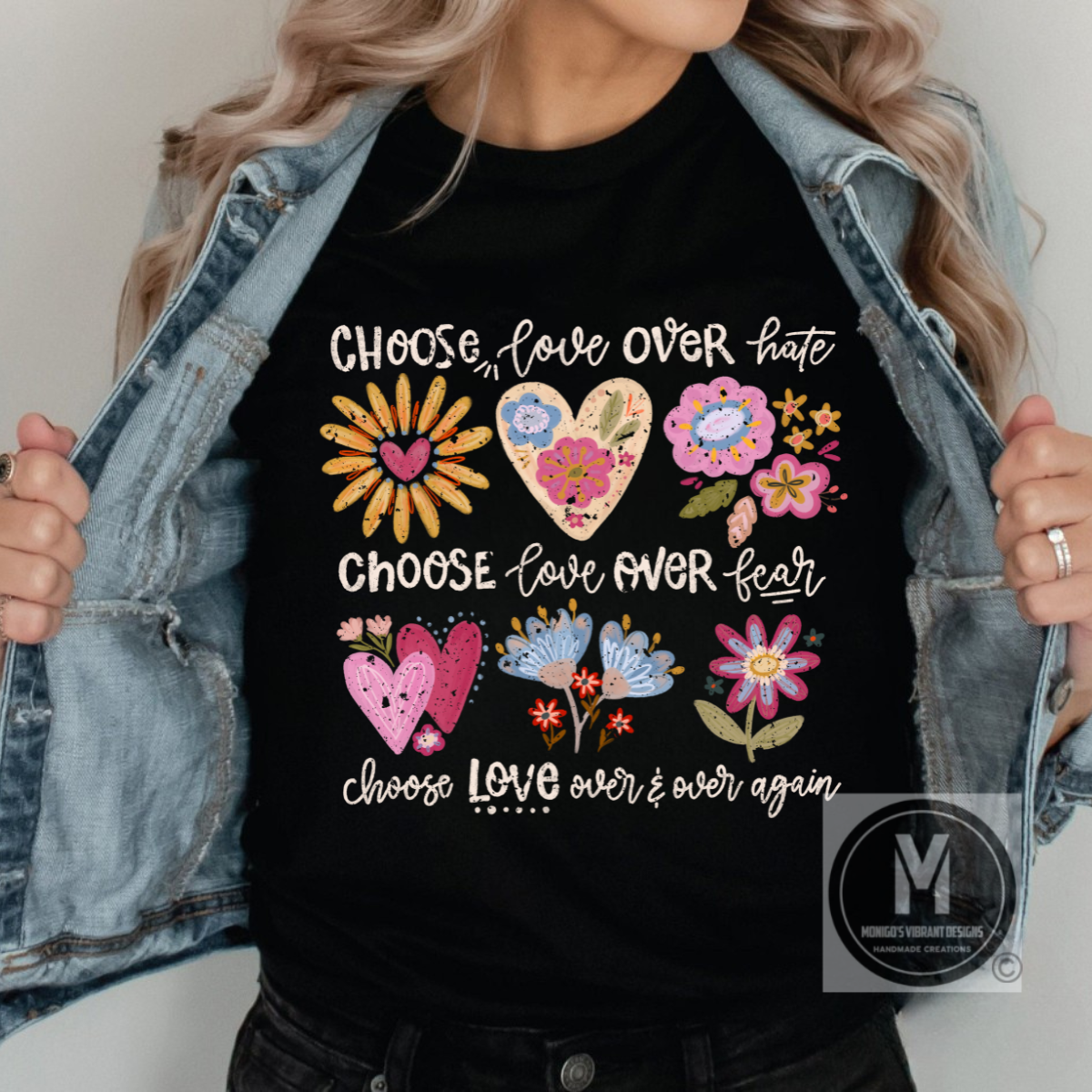 Choose love over & over again