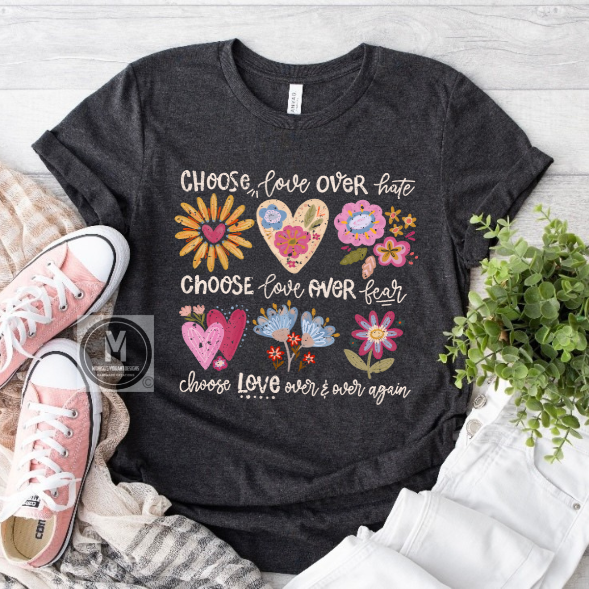 Choose love over & over again
