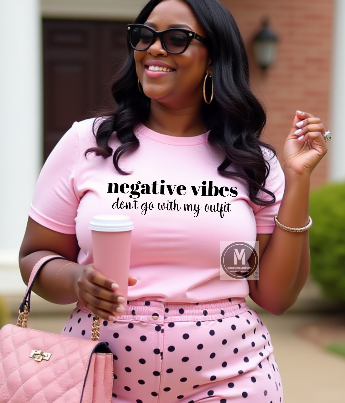 Negative vibes don't go with my outfit