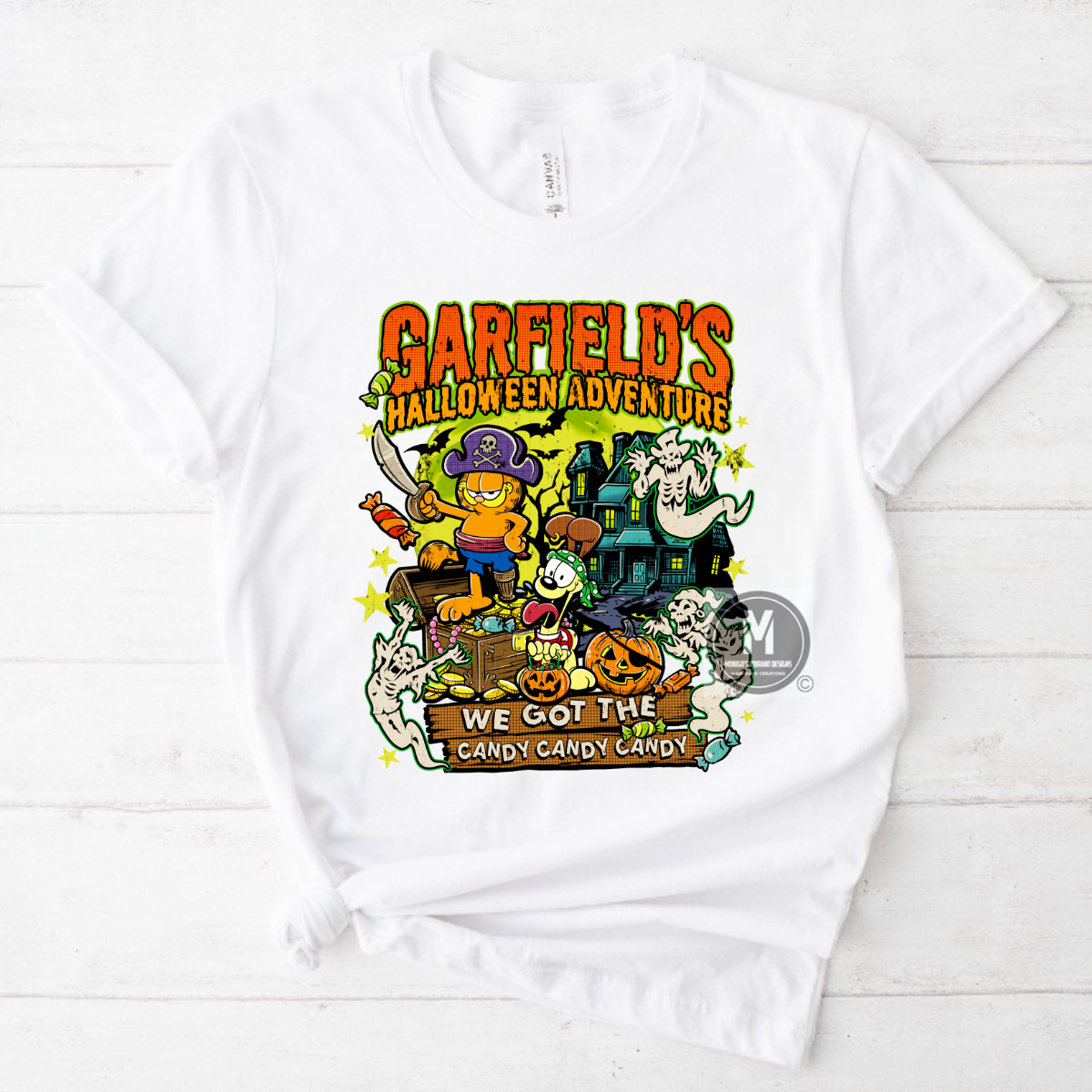 Retro Trick or Treat Halloween Graphic Tee
