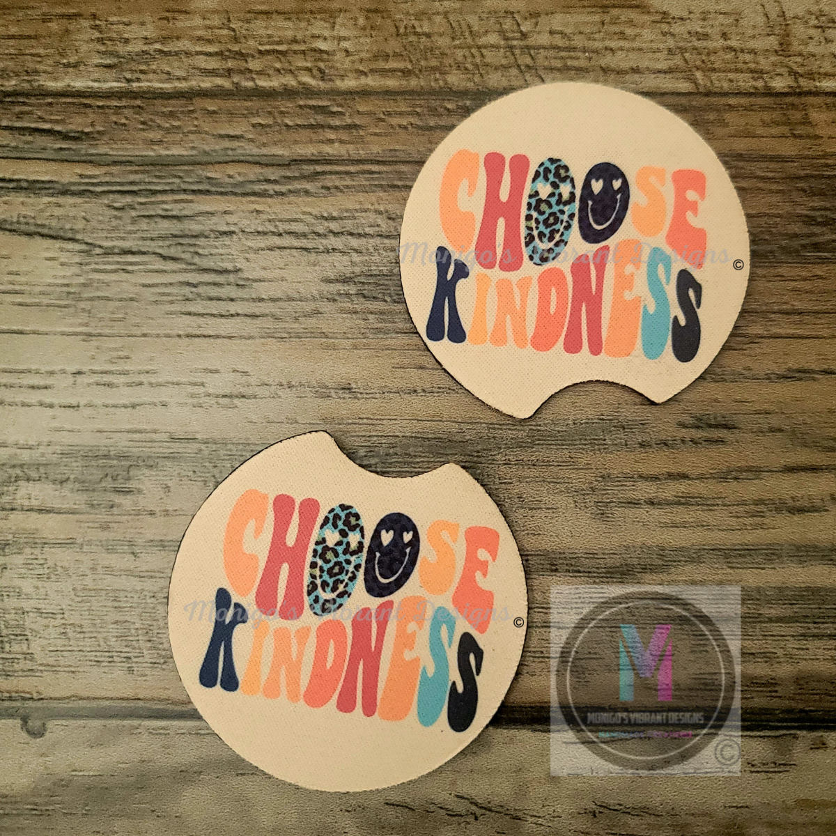 Choose Kindness car coaster