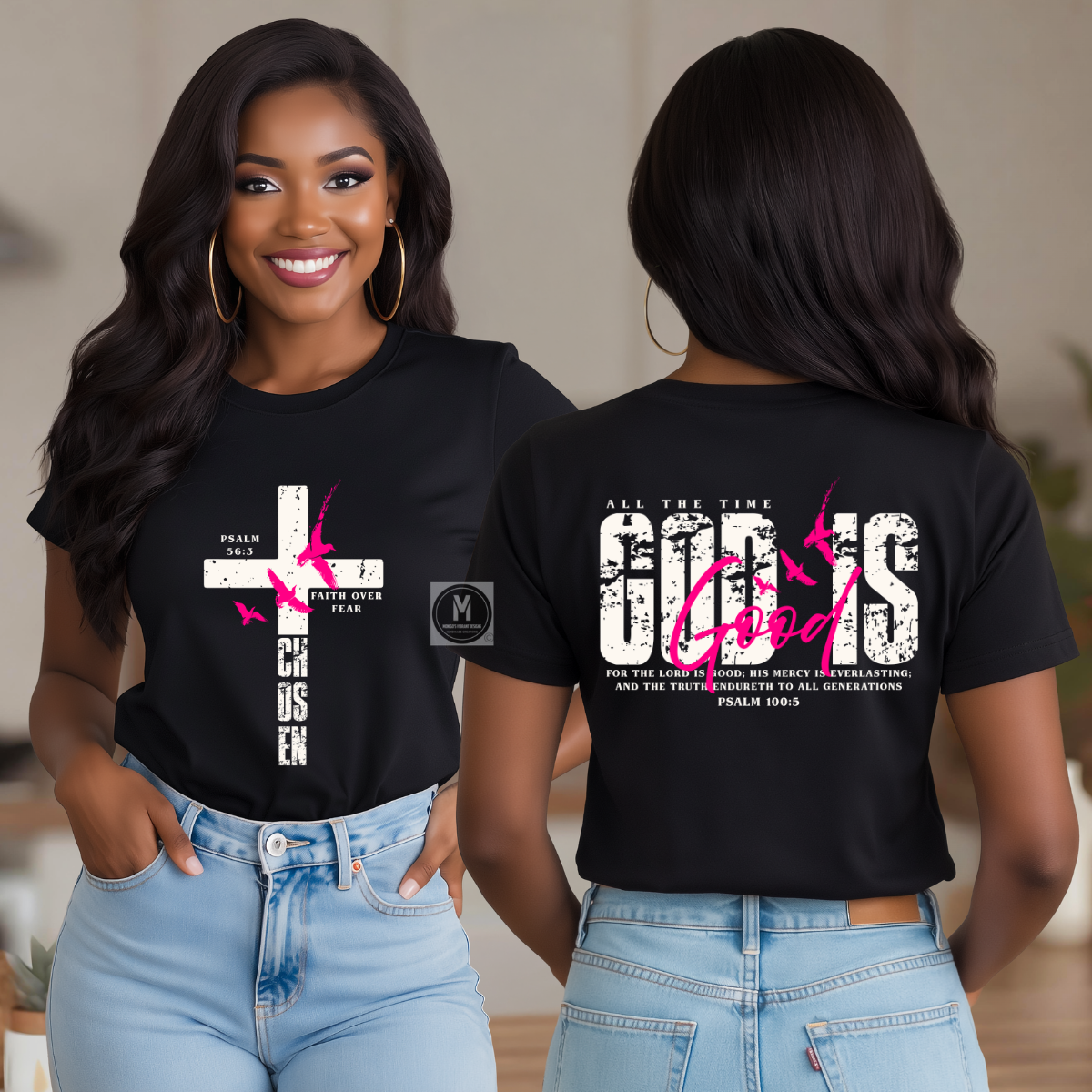God Is Good All the Time Christian Graphic T-Shirt | Psalm 100:5