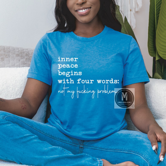 Inner peace begins with four words