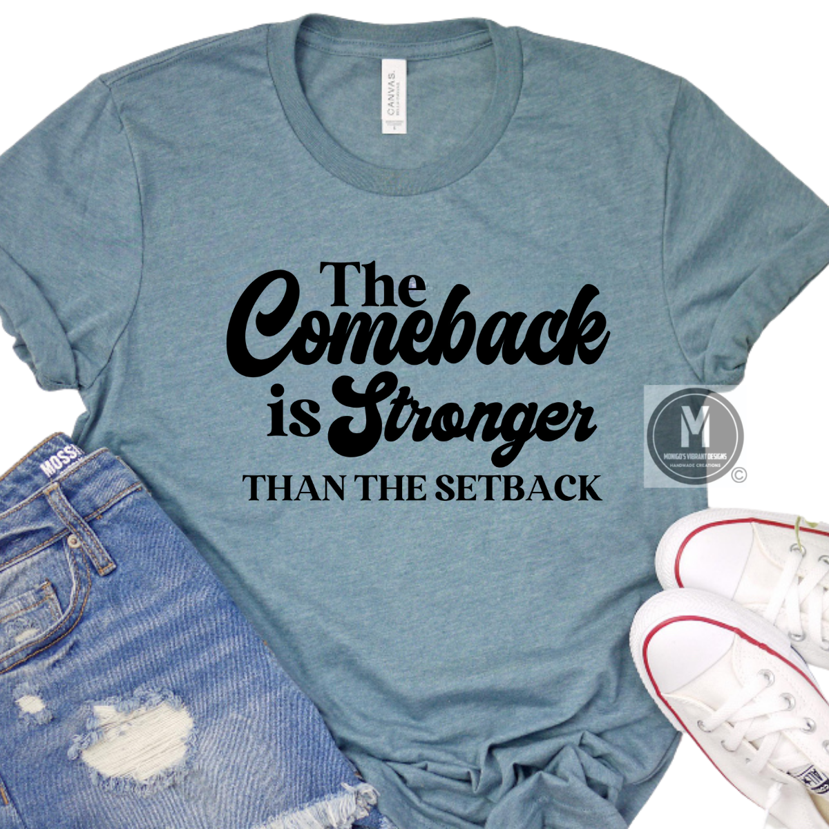 The comeback is stronger than the setback