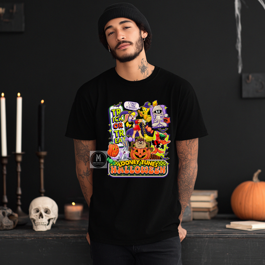 Toon Fright Night Halloween Tee