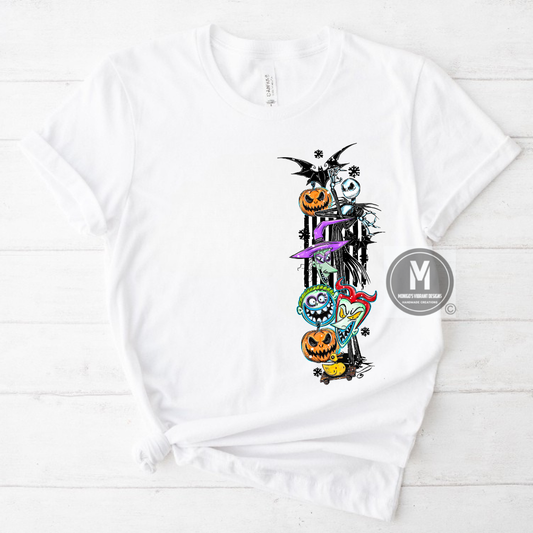 Spooky Halloween Character Graphic Tee