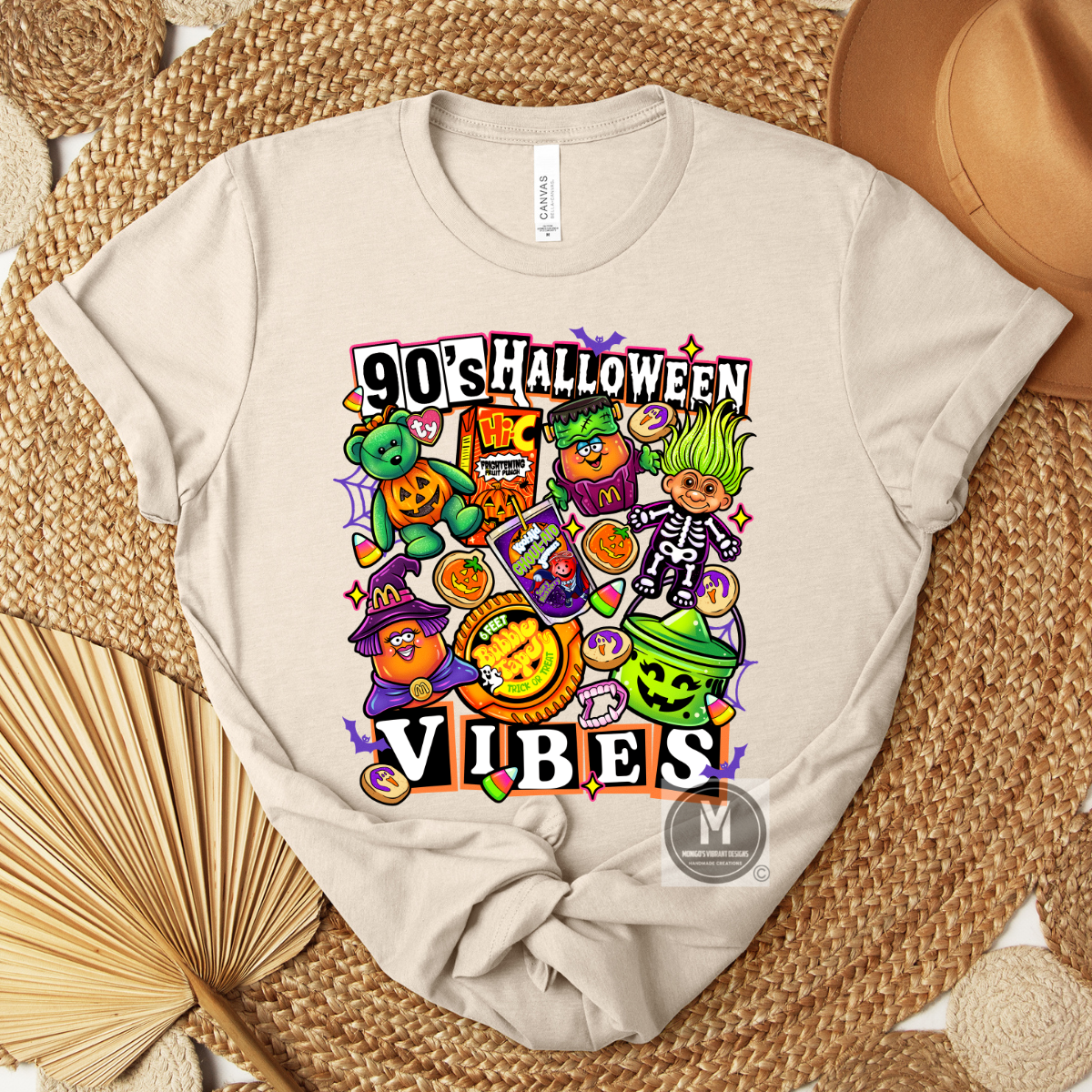 90s Halloween Vibes Throwback Tee