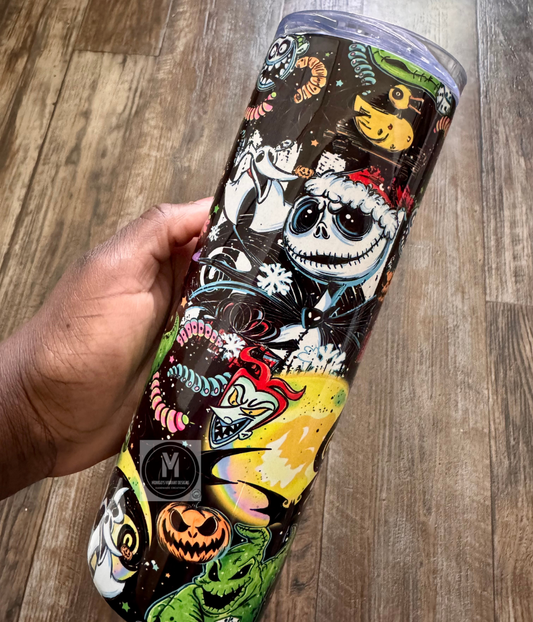 Spooky Holiday Mashup 20 oz Skinny Tumbler