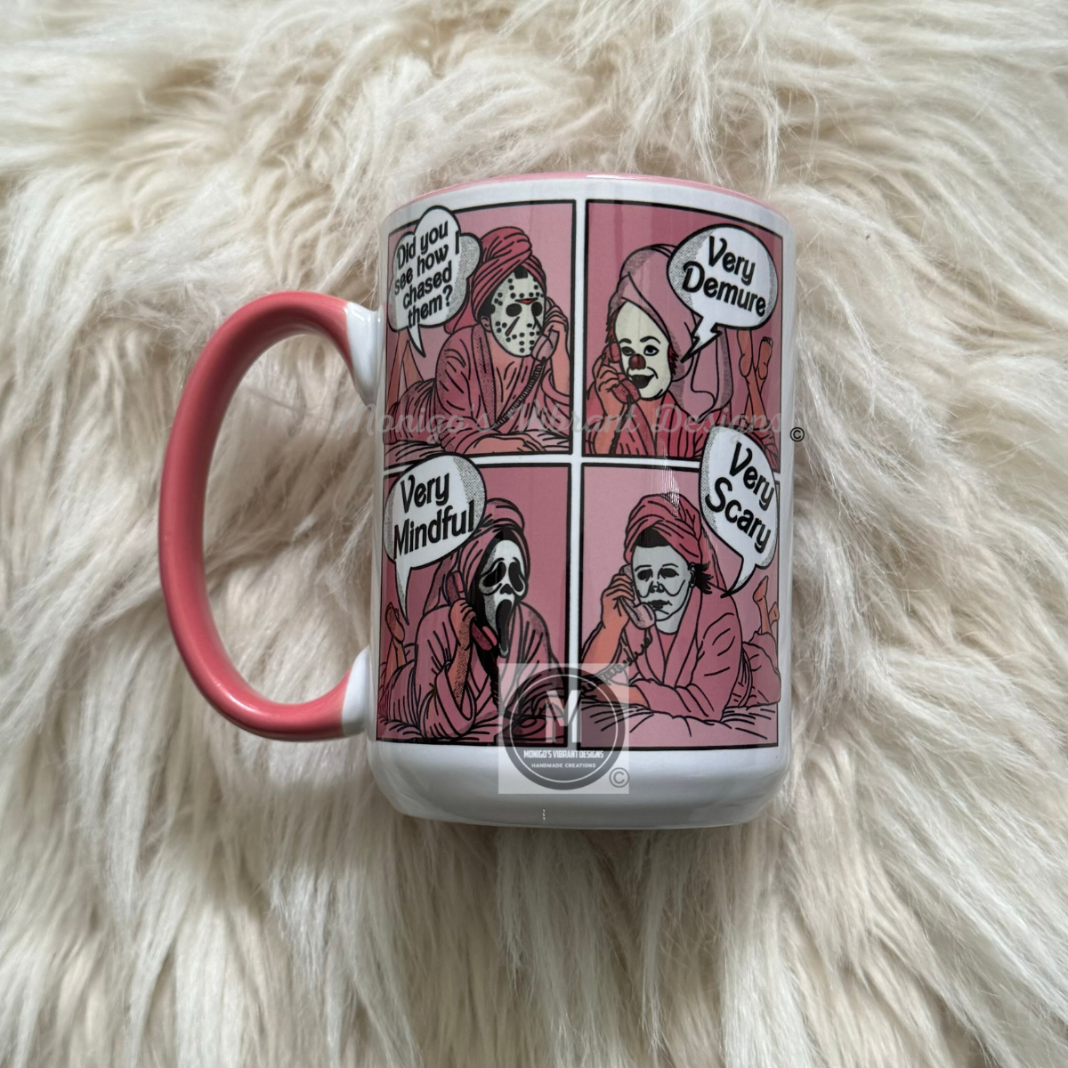 Spooky friends mug