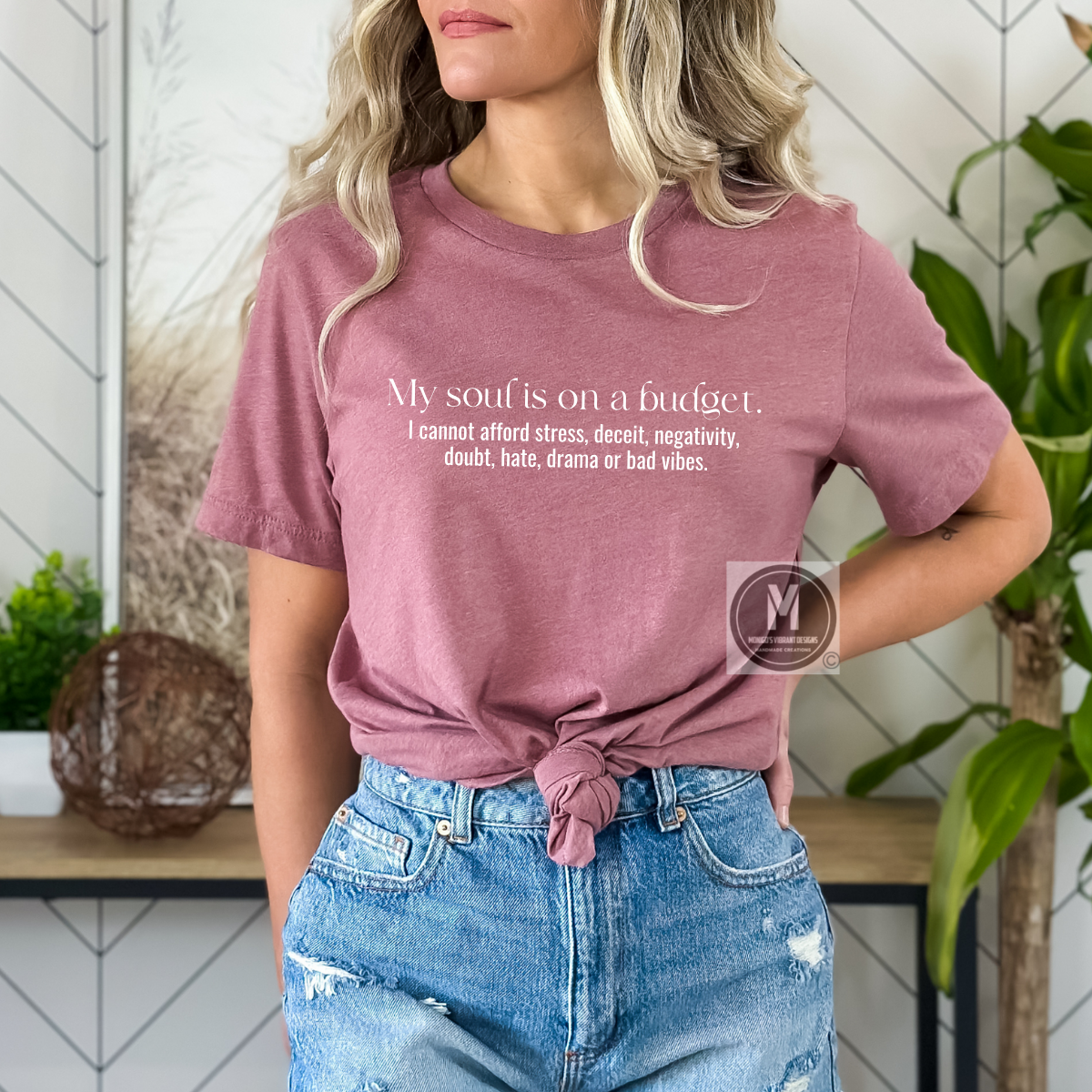 MY SOUL IS ON A BUDGET