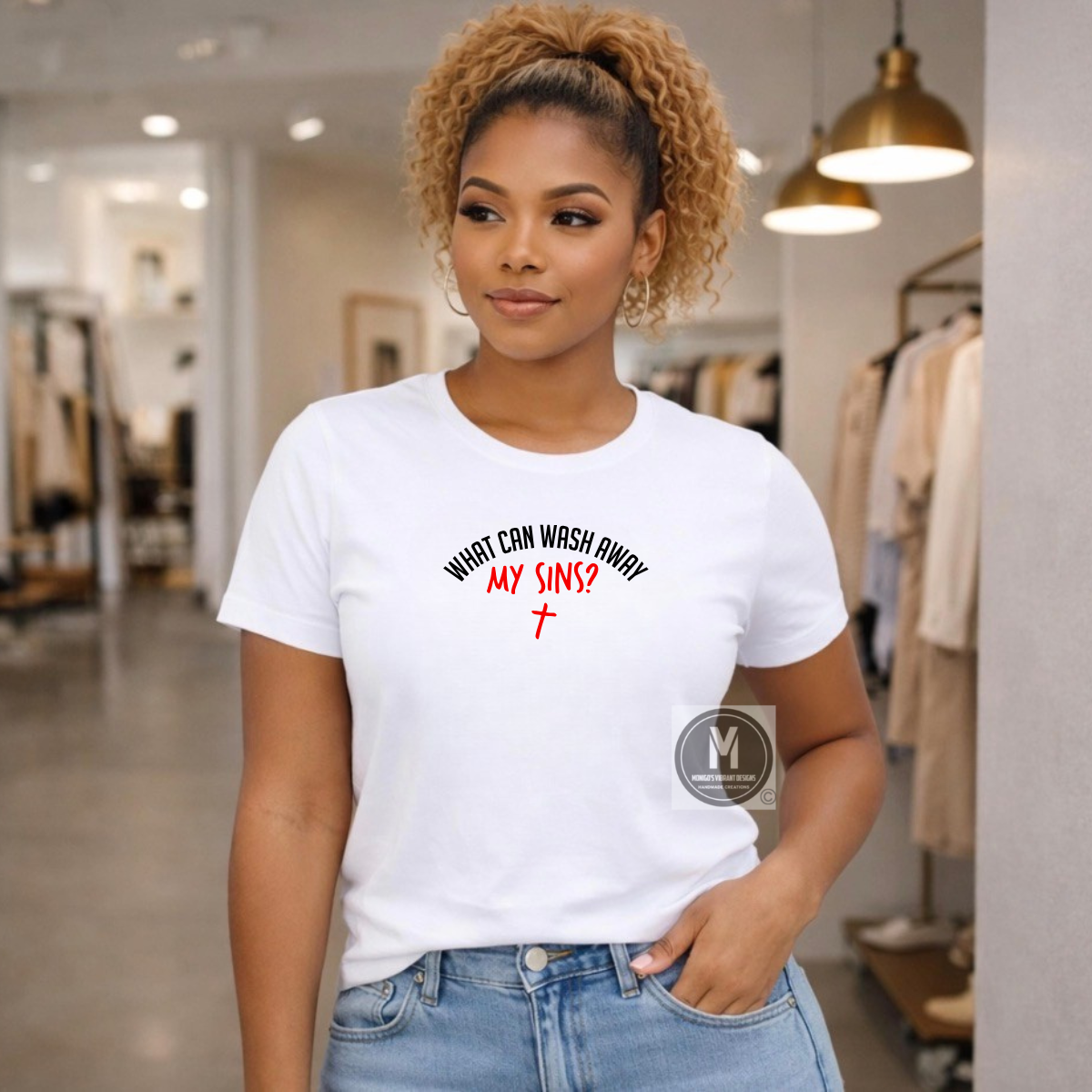 Nothing But the Blood of Jesus Christian T-Shirt