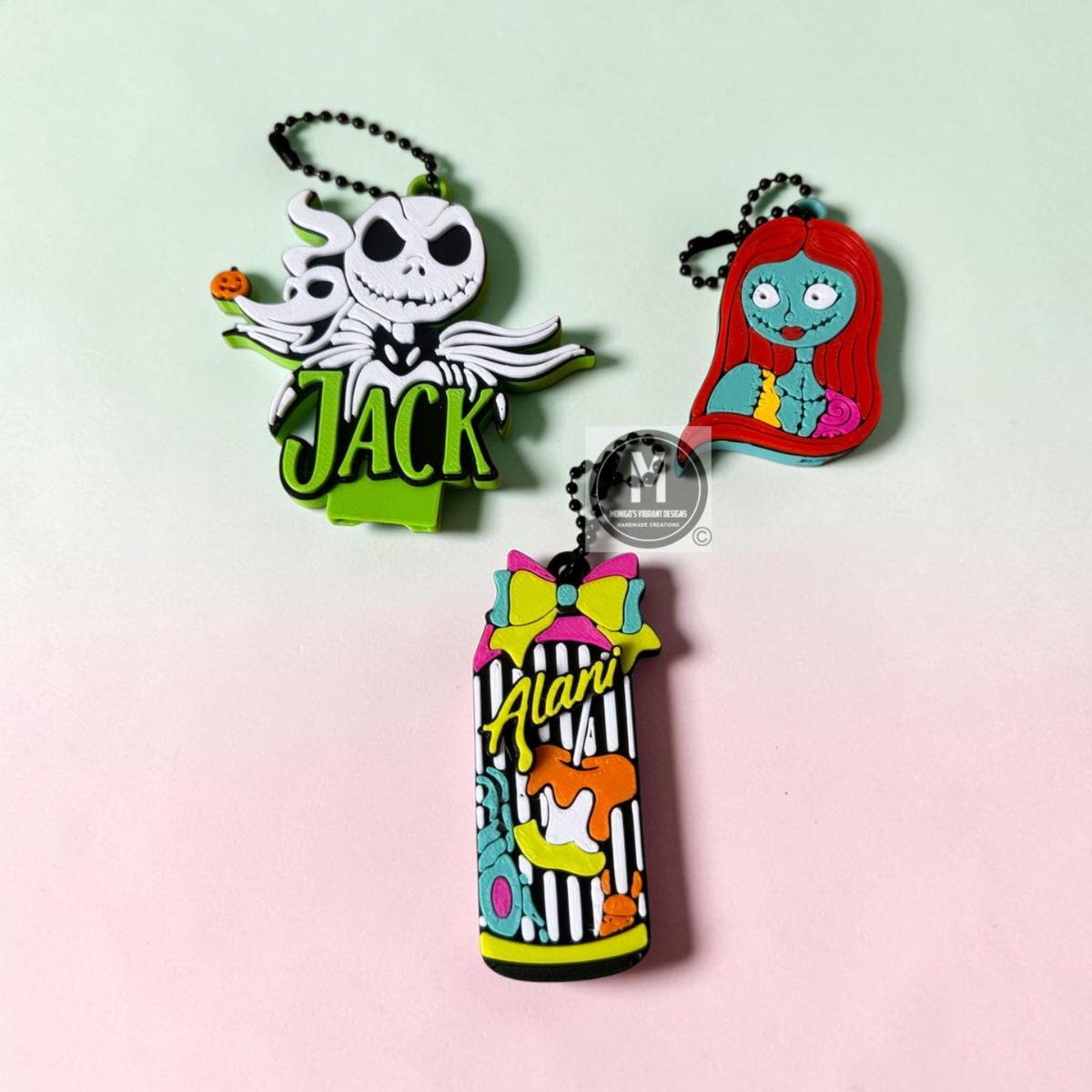 Halloween 3D Printed Soda Can Opener Keychain