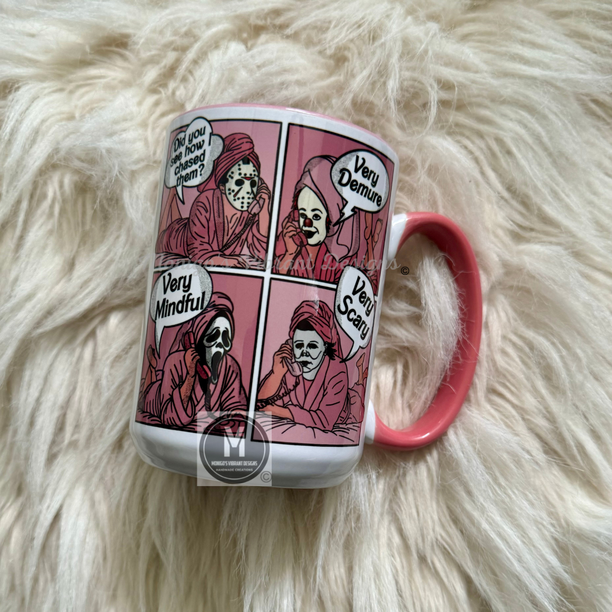 Spooky friends mug