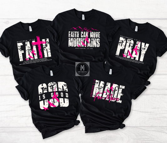 Faith-Inspired Christian Graphic T-Shirt | Multiple Designs