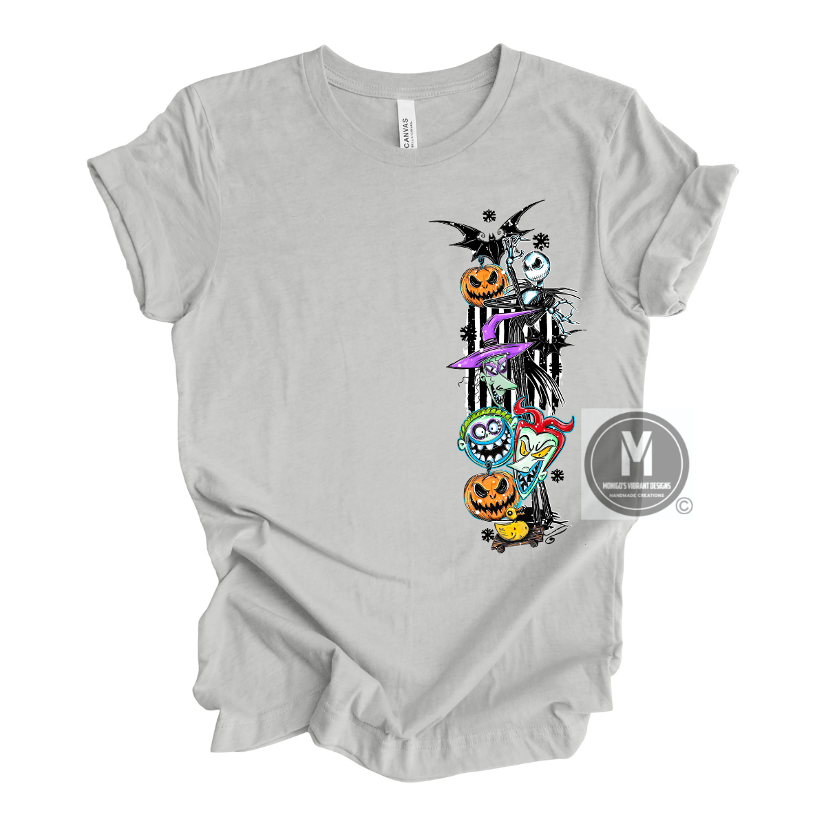 Spooky Halloween Character Graphic Tee
