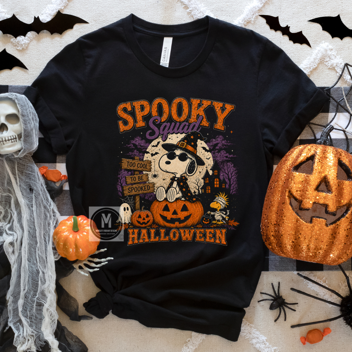Spooky Squad Halloween Graphic Tee – Youth & Adult
