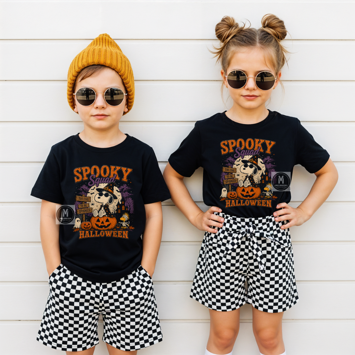 Spooky Squad Halloween Graphic Tee – Youth & Adult