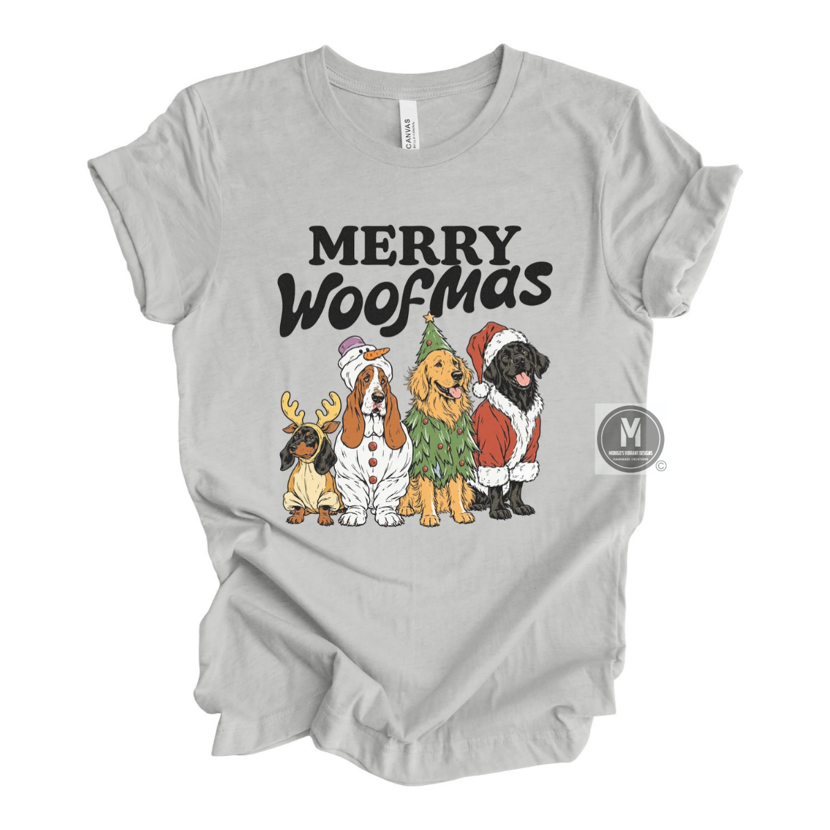 Merry Woofmas Christmas Dog Tee & Sweatshirt