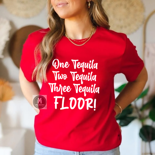 Three Tequila Floor Graphic Tee