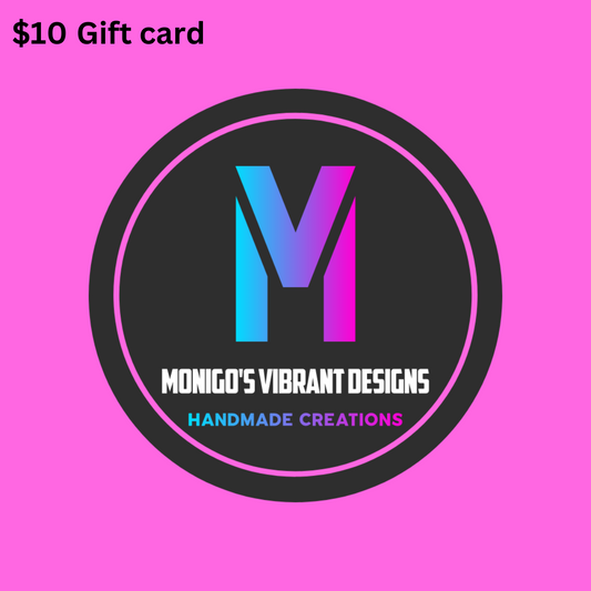 Monigo's Vibrant Designs Gift Card